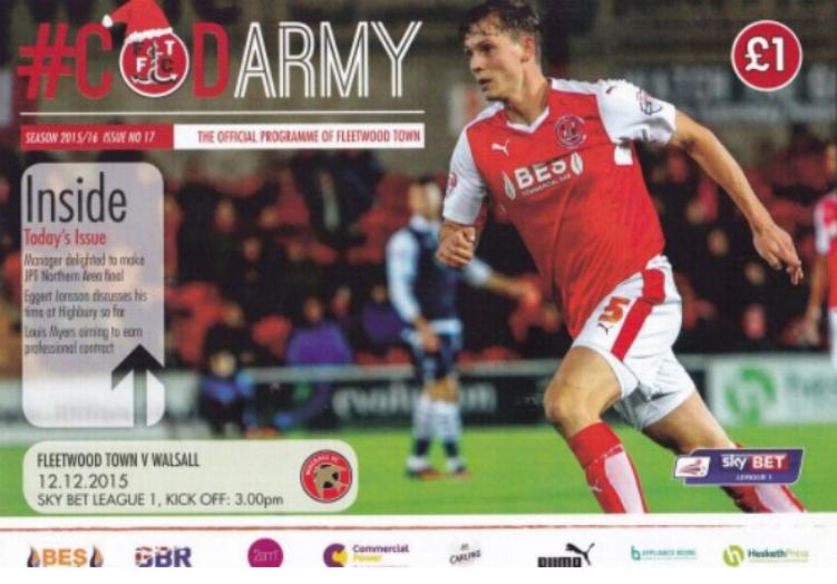 FLEETWOOD TOWN v WALSALL 2015/16